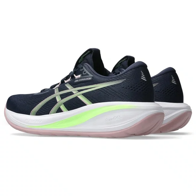 Tênis ASICS GEL-Cumulus 28 Feminino Azul e Verde