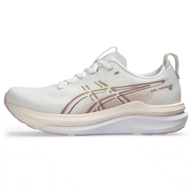 Tênis ASICS GEL-Kayano 33 Feminino Branco e Roxo