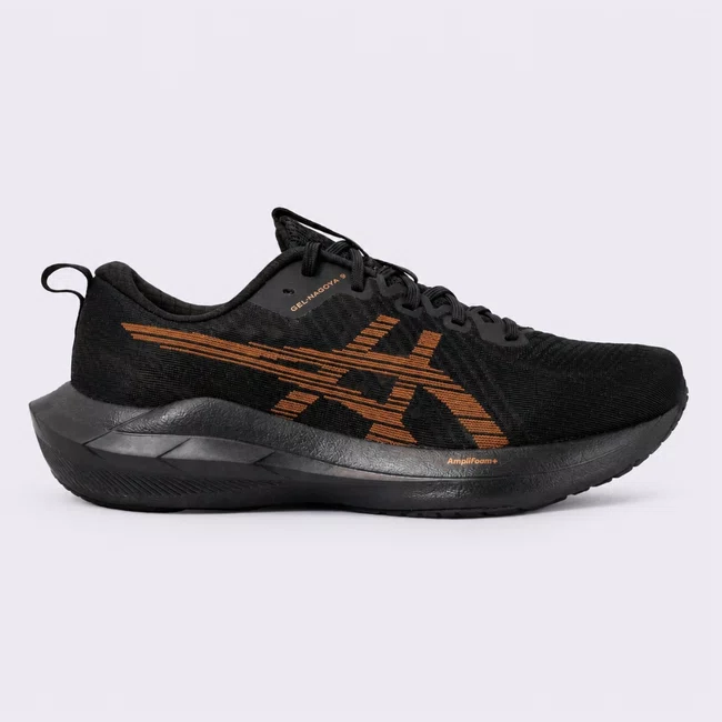 Tênis ASICS GEL-Nagoya 9 Masculino Preto e Cobre