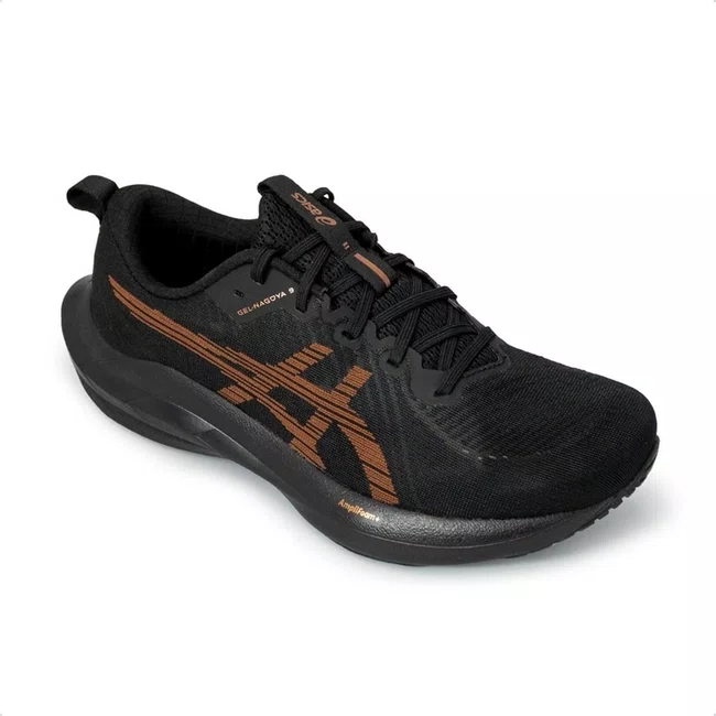 Tênis ASICS GEL-Nagoya 9 Masculino Preto e Cobre