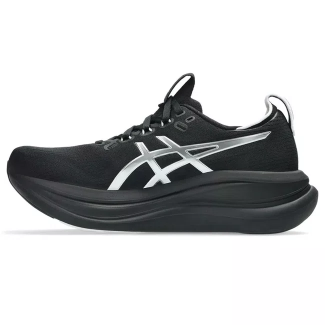 Tênis ASICS GEL-Nimbus 28 Masculino Preto e Prata