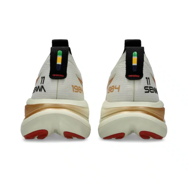 Tênis ASICS GEL-Nimbus 28 Senna Feminino Cinza e Dourado