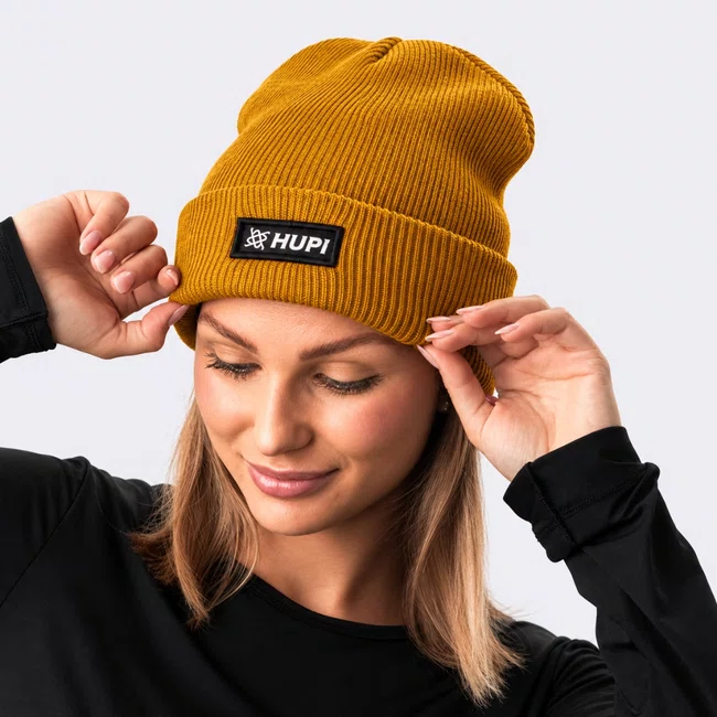Gorro HUPI Tradicional Amarelo Mostarda