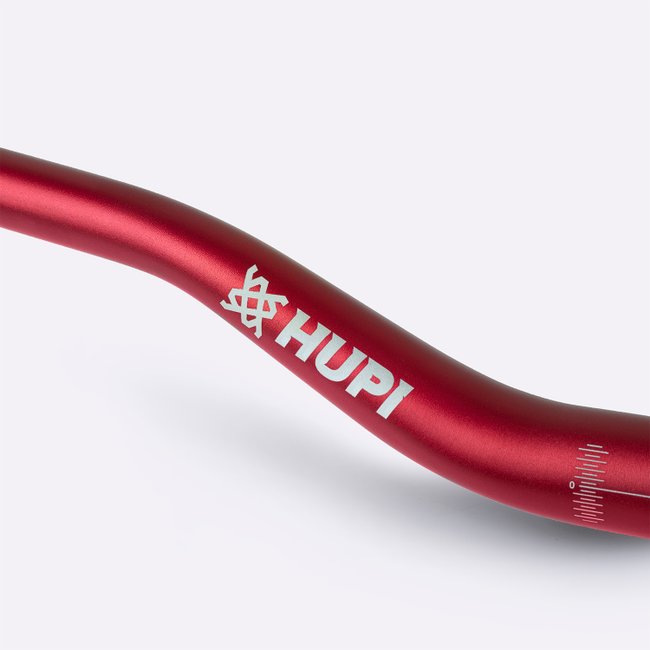 Guidão HUPI PUB Rise 40 31,8mm x 800mm - Vermelho