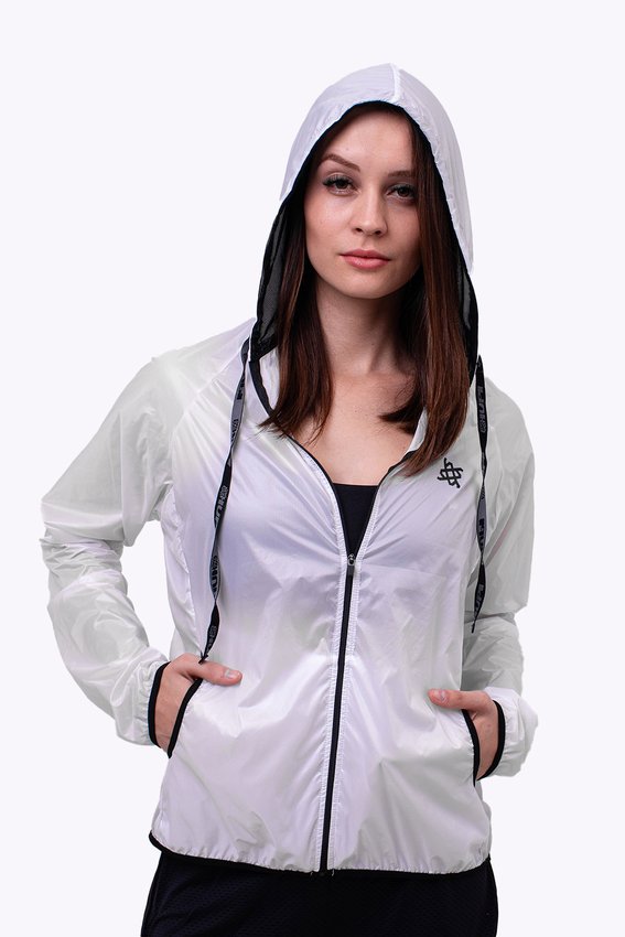 Jaqueta Corta Vento HUPI Feminina Branco