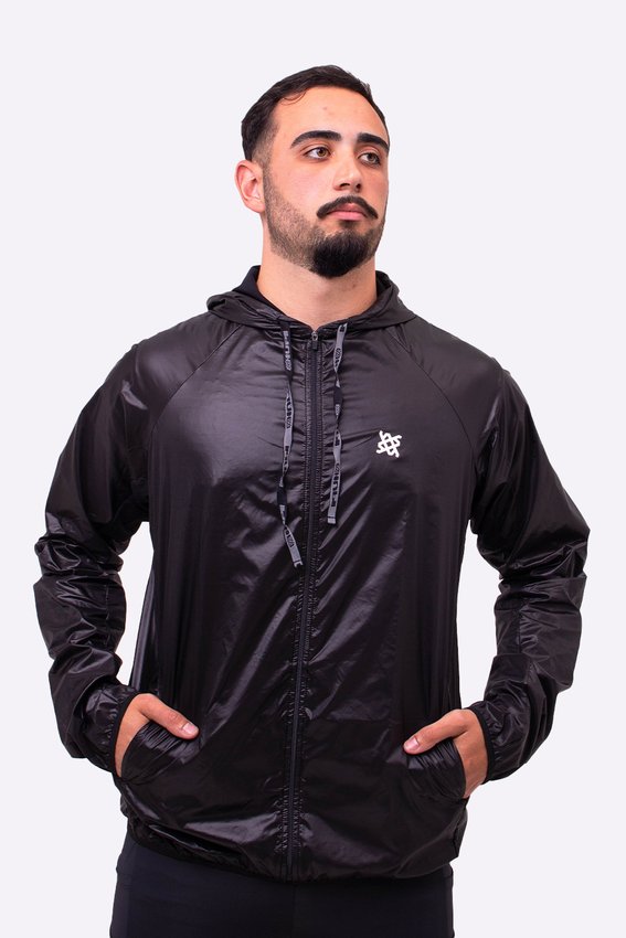 Jaqueta Corta Vento HUPI Masculina Preto