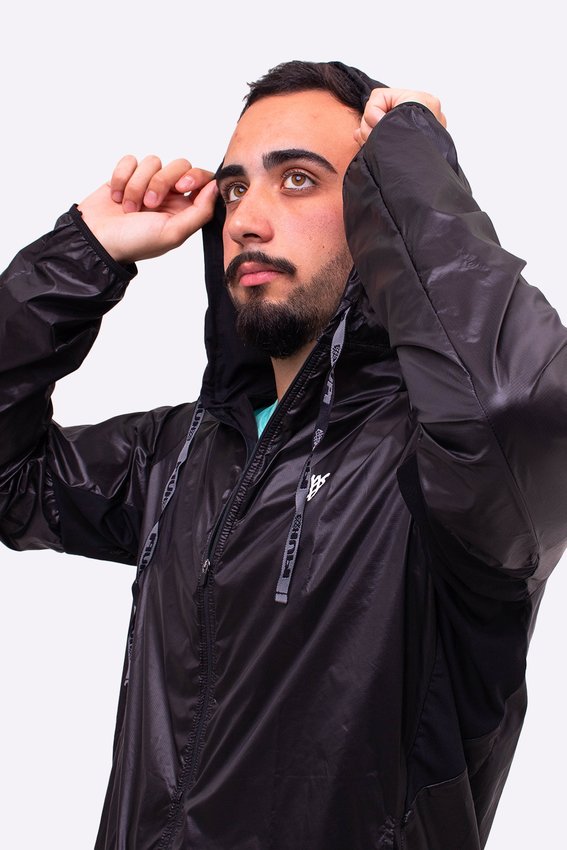 Jaqueta Corta Vento HUPI Masculina Preto