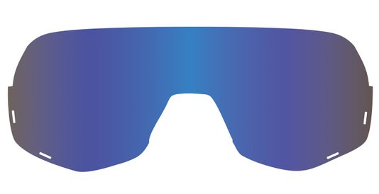 Lente Extra Huez Azul Espelhado