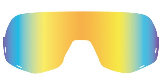 Lente Extra Huez Laranja Espelhado