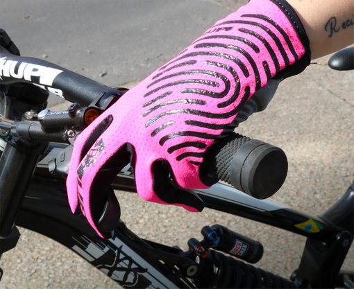 Luva Ciclismo HUPI Dedo Longo Biometria Full Rosa