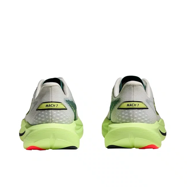 Tênis HOKA Mach 7 Masculino Cinza e Verde