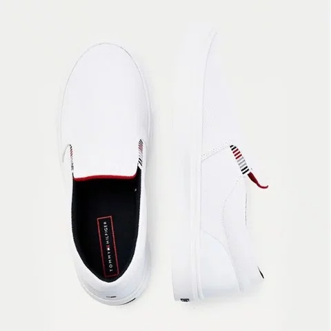 Slip On Tommy Hilfiger Clássico Malcom 22D Branco