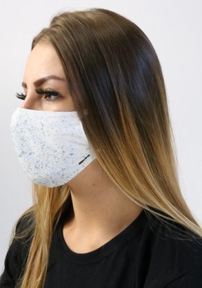 Máscara de Proteção HUPI Splash Branco/Cinza