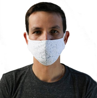 Máscara de Proteção HUPI Splash Branco/Cinza