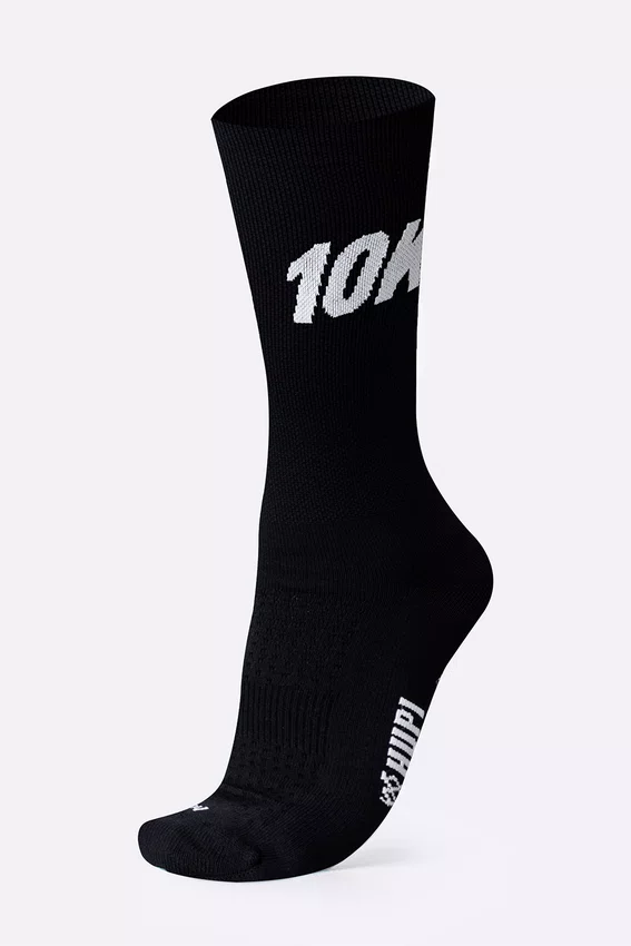 Meia HUPI 10k Preto LT - para Pés Menores