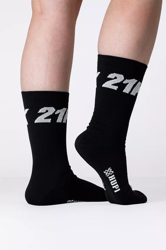 Meia HUPI 21K Preto - LT para pés menores 34-38