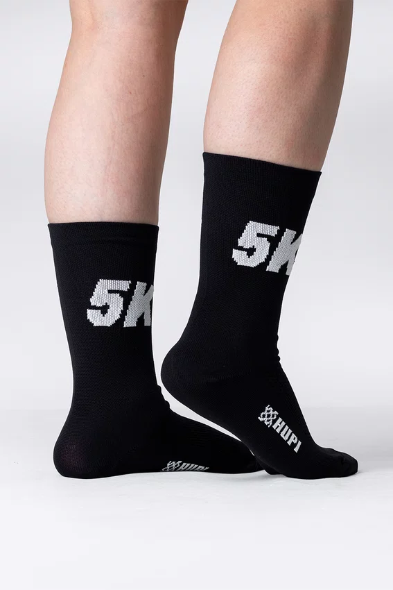 Meia HUPI 5K Preto - LT para pés menores 34-38