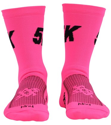 Meia HUPI 5K Rosa - LT para pés menores 34-38