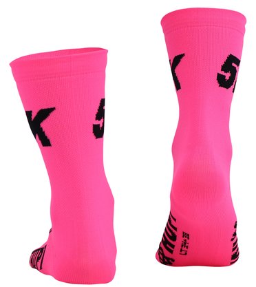 Meia HUPI 5K Rosa - LT para pés menores 34-38