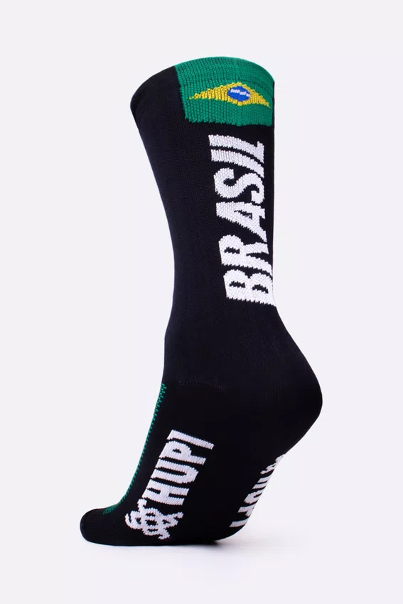 Meia HUPI Brasil 1.0 Preto