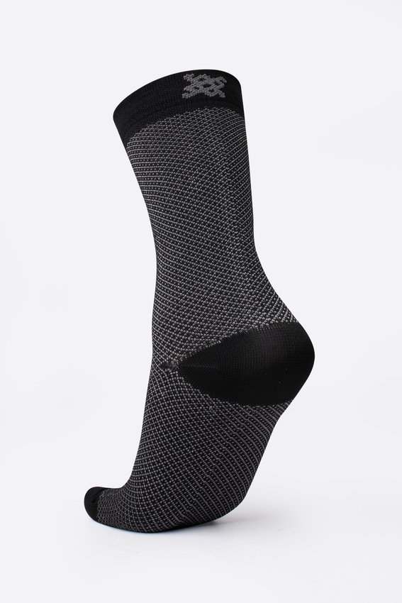 Meia HUPI Carbono Preto