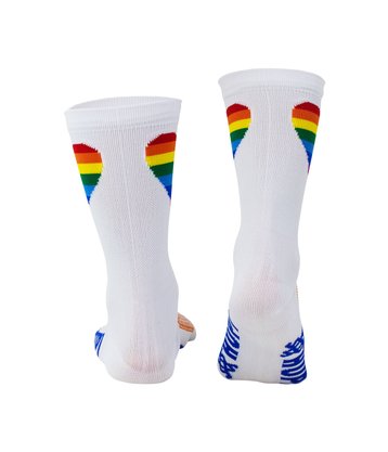 Meia HUPI Colorful Heart - LT para pés menores 34-38