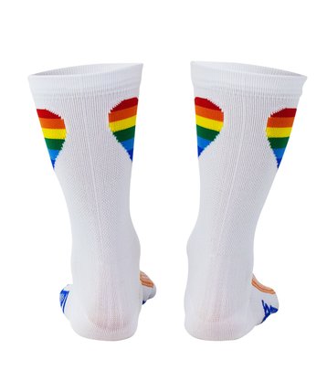 Meia HUPI Colorful Heart - LT para pés menores 34-38
