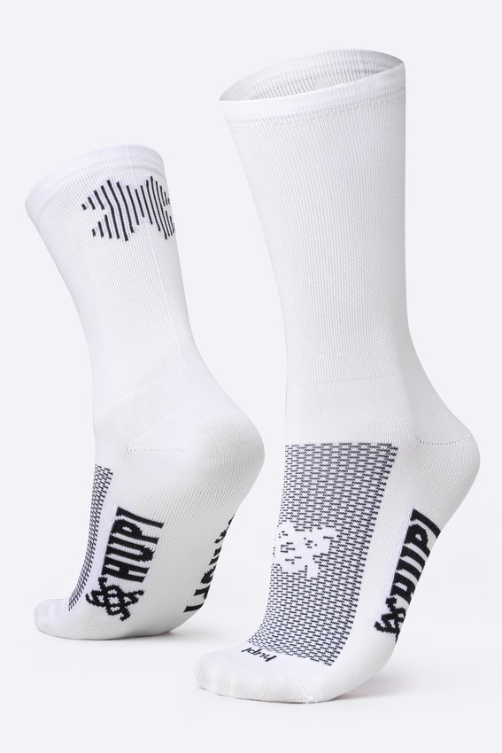 Meia HUPI Double X Branco