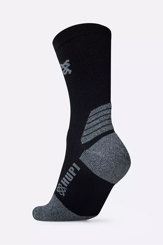 Meia HUPI Edge Preto e Cinza