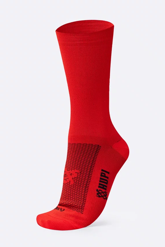 Meia HUPI Fire Vermelho