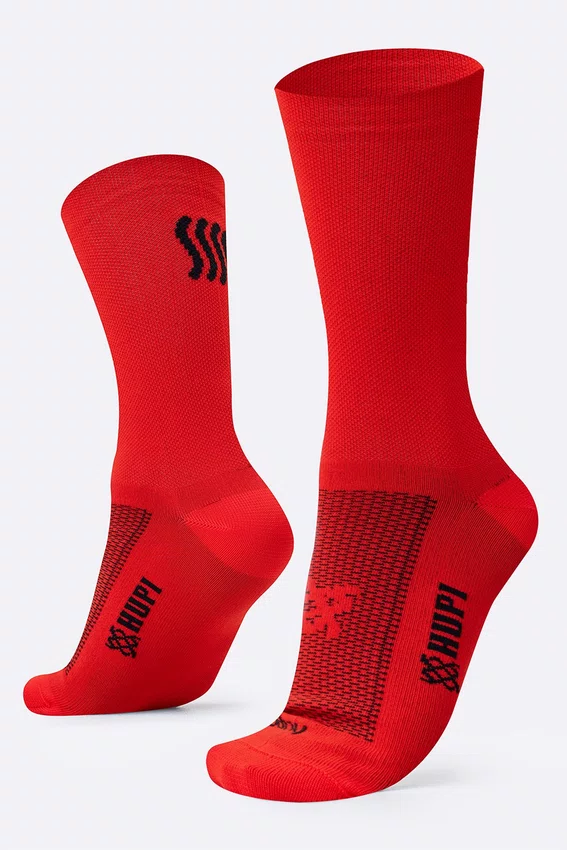 Meia HUPI Fire Vermelho