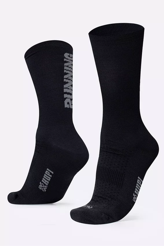 Meia HUPI Keep Running Preto/Cinza