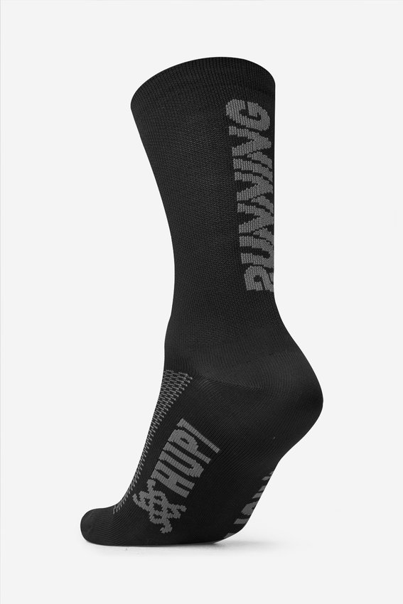 Meia HUPI Keep Running Preto Plus (42 a 46)