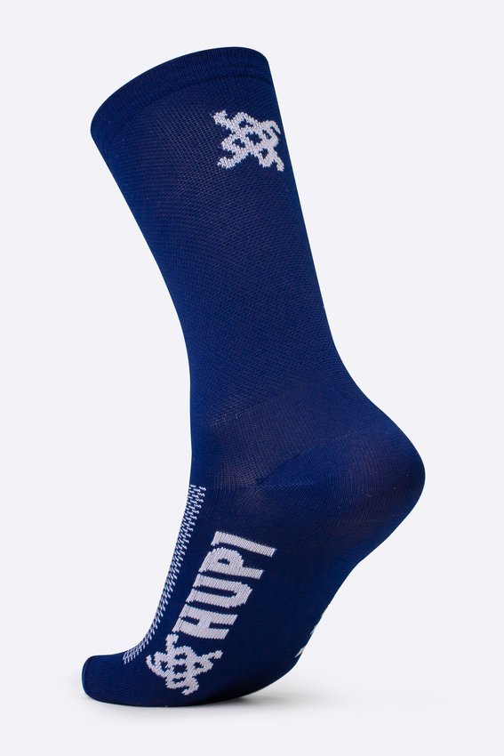 Meia HUPI Lisa Azul Marinho - LT para pés menores 34-38