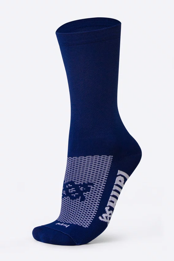 Meia HUPI Lisa Azul Marinho - Tamanho Plus 42-46
