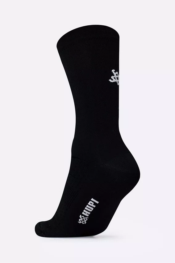 Meia HUPI Lisa Preta - LT para pés menores 34-38
