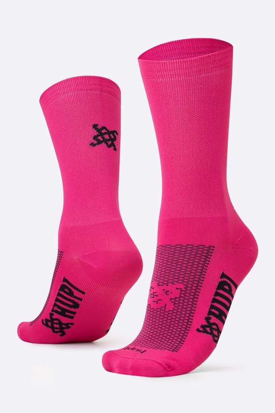 Meia HUPI Lisa Rosa Magenta