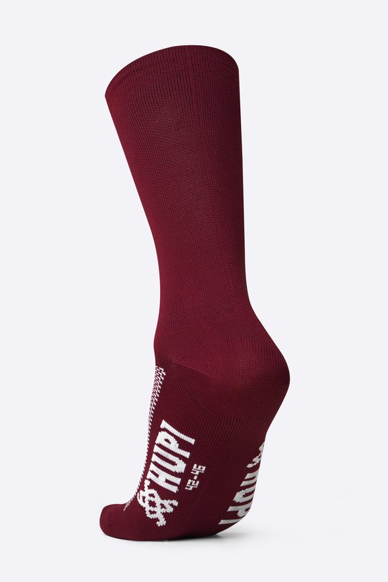 Meia HUPI Lisa Vinho Merlot - Tamanho Plus 42-46