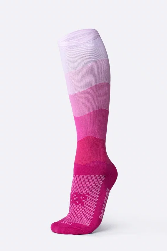 Meia HUPI Longa Colors Rosa