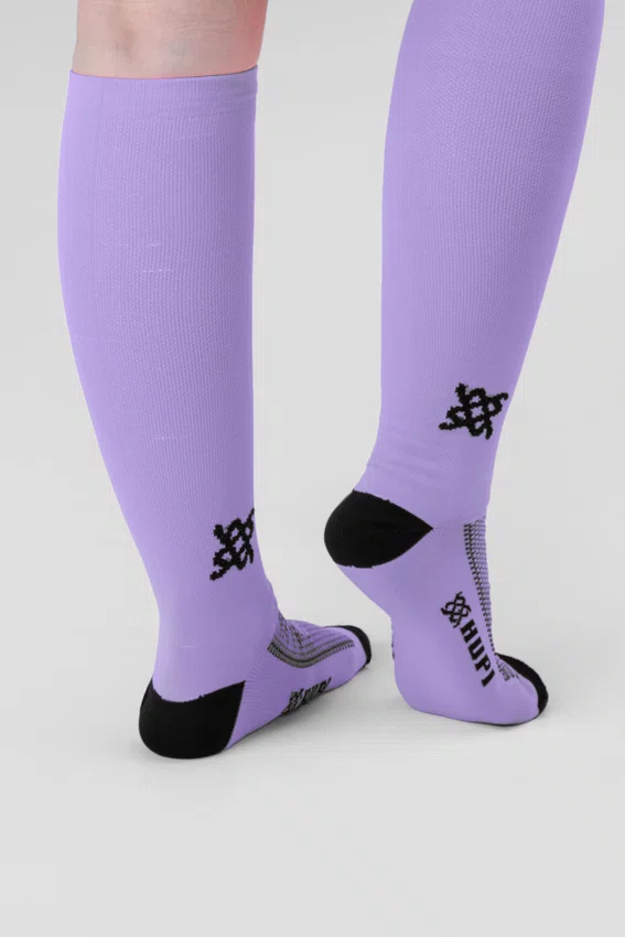 Meia HUPI Longa Roxo Liso