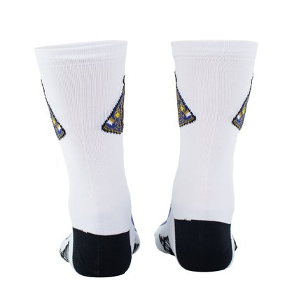 Meia HUPI Nossa Senhora Aparecida Branco - Tamanho Plus 42-46
