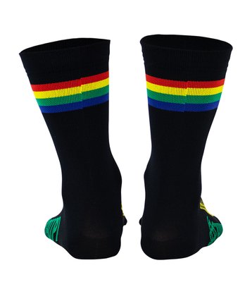 Meia HUPI Rainbow Preto - LT para pés menores 34-38