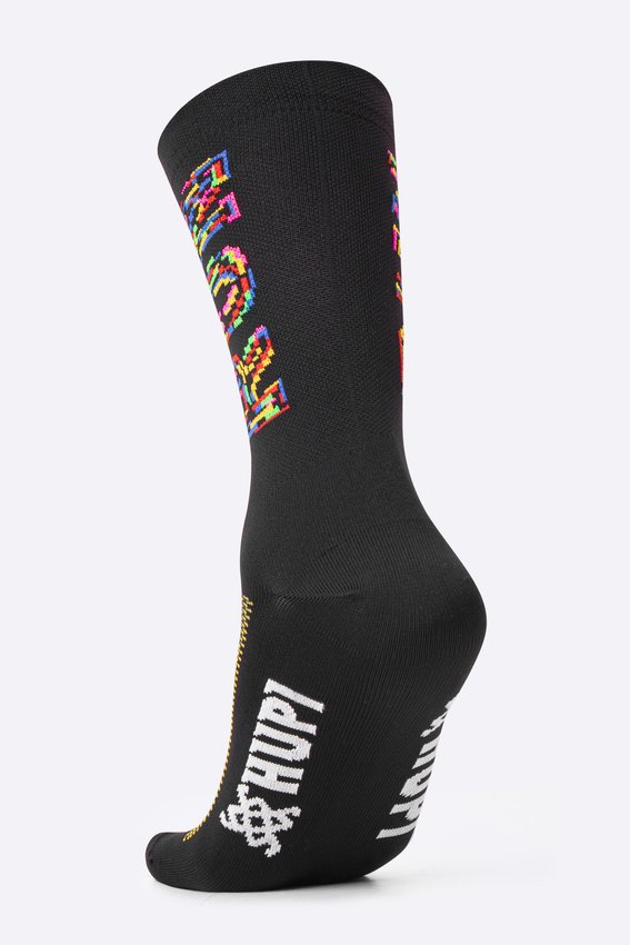 Meia HUPI Run Colors Preto