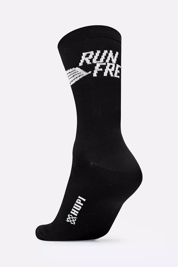 Meia HUPI Run Free Preto