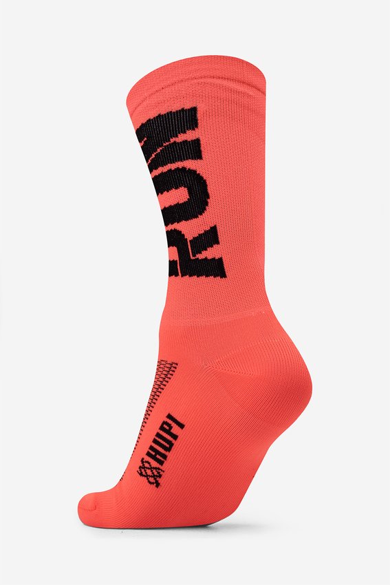 Meia HUPI Run Laranja Neon