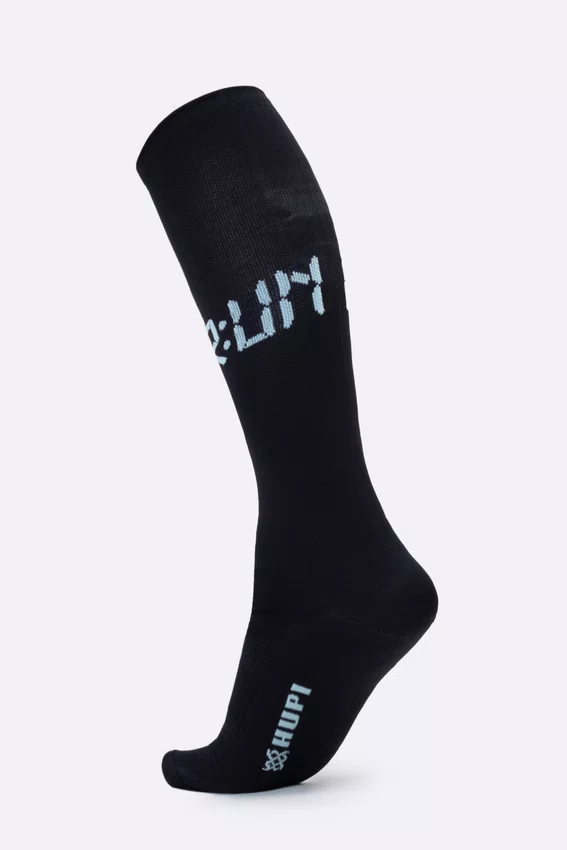 Meia HUPI Run Preta Longa