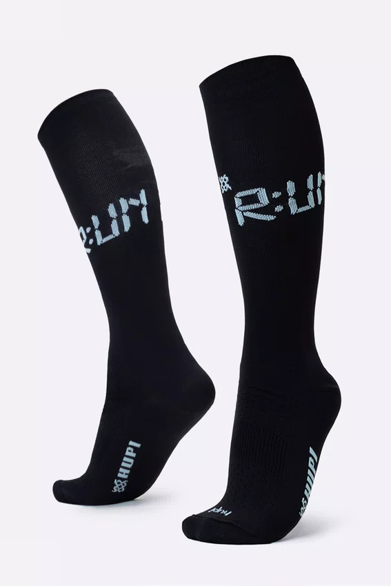 Meia HUPI Run Preta Longa
