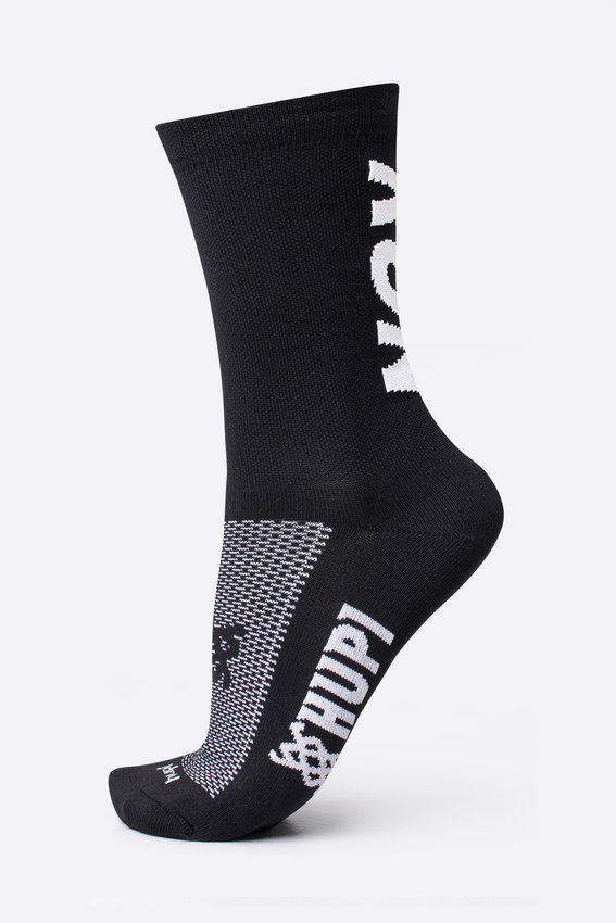 Meia HUPI Run Preto/branco - Plus 42 Ao 46