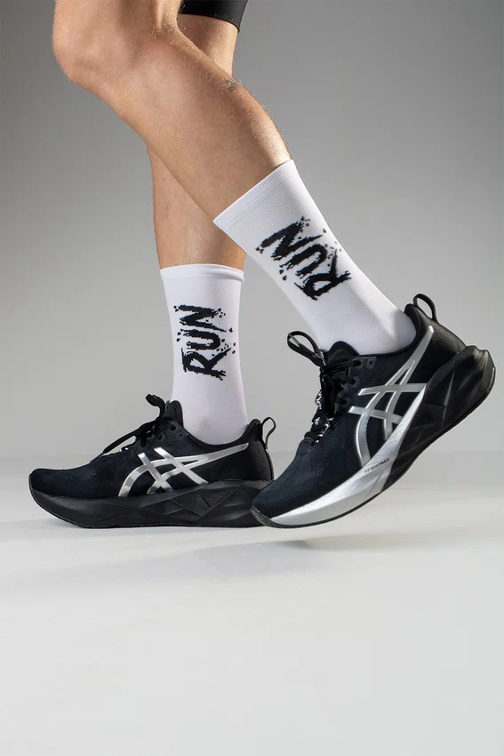 Meia HUPI Run Splash Branco