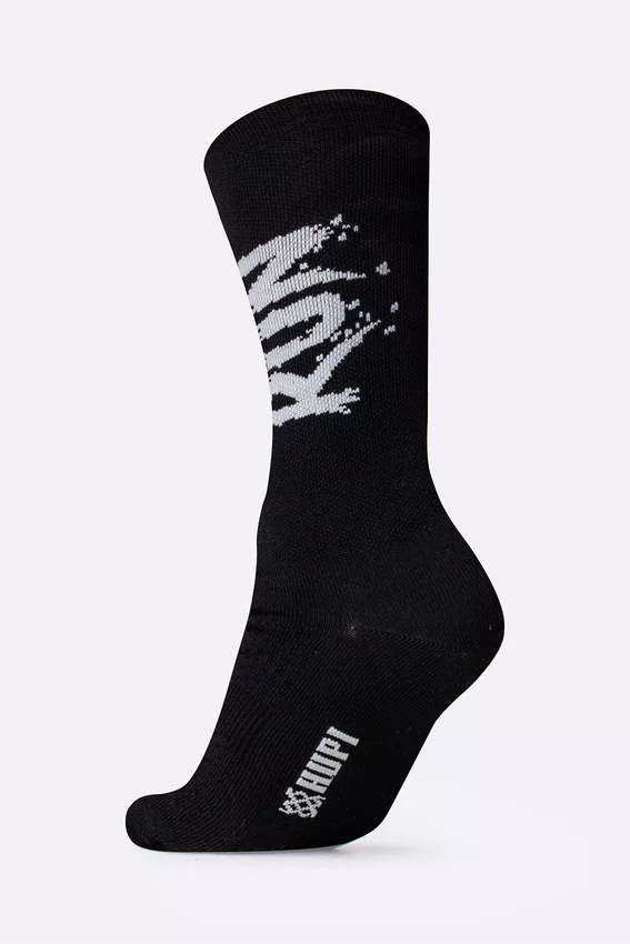 Meia HUPI Run Splash Preto Plus 42–46